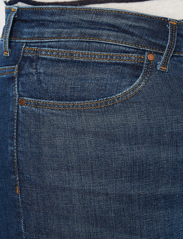 SPODNIE DAMSKIE WRANGLER FLARE SHADOW BLUE W233KR36J 112127848