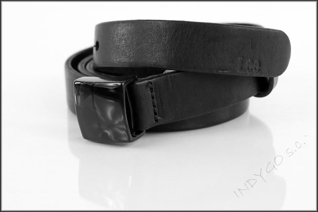 LEE COLORED BUCKLE BELT BLACK LW235001