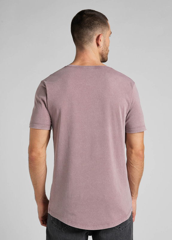 LEE SHAPED TEE MĘSKA KOSZULKA JEDNOLITA PURPLE STORM L62JCK70 112321763