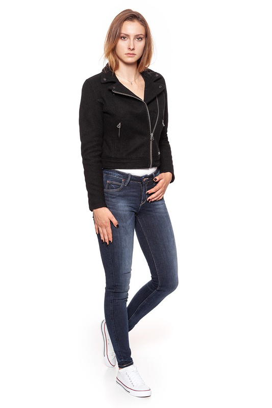LEE WOOL BIKER JACKET BLACK L563JB01