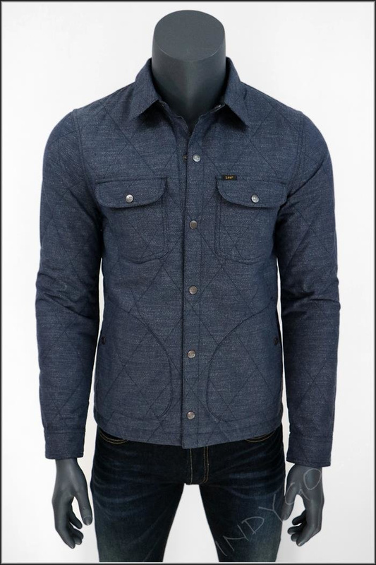 LEE QUILTED OVERSHIRT NAVY L66REN35      $    