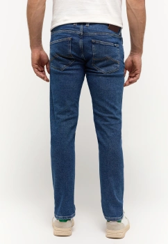 Męskie Spodnie Jeansowe Mustang Style Oregon Slim Denim Blue 1014863 5000 700