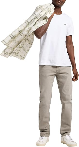 MESKIE SPODNIE LEE DAREN ZIP FLY BLACK STONE 112365752