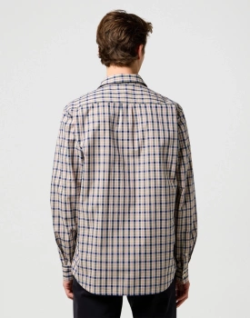 MESKA KOSZULA WRANGLER 1 PKT SHIRT BEIGE 112371553