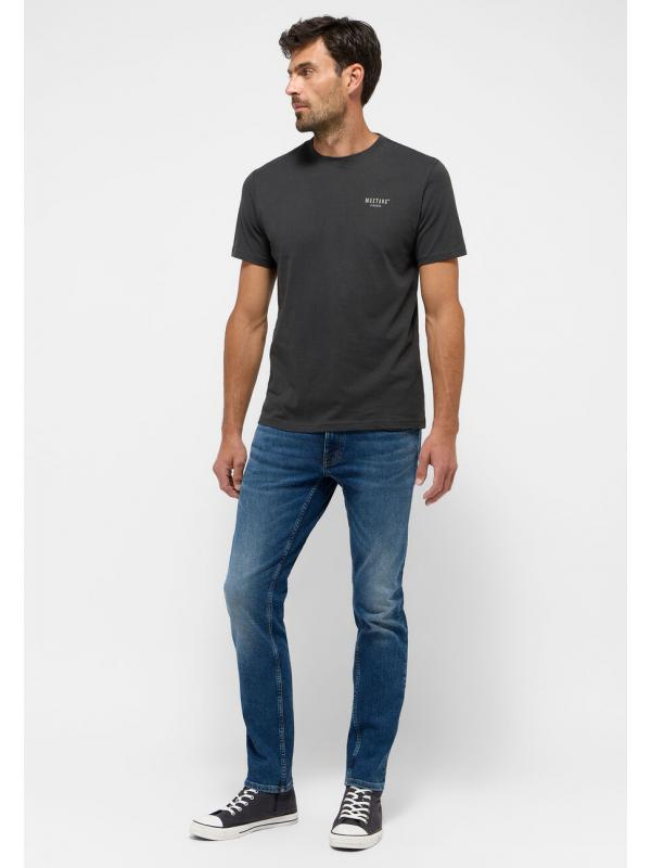 Męskie Spodnie Jeansowe MUSTANG Oregon Slim Denim Blue 1015865 5000 703
