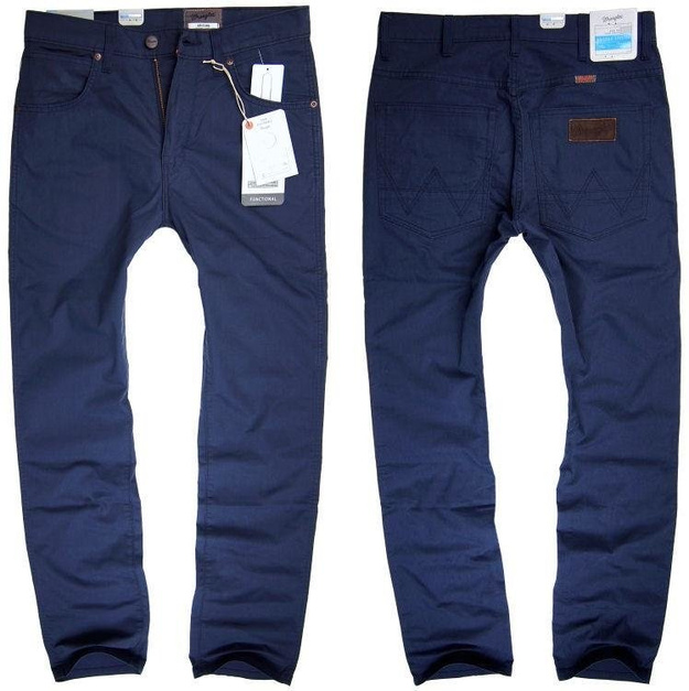 WRANGLER SPODNIE MĘSKIE ARIZONA STRETCH NAVY W12O47114      $    