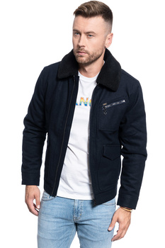 MĘSKA KURTKA ZIMOWA LEE 191J WOOL JACKET MIDNIGHT NAVY L86FVOMA 112122658