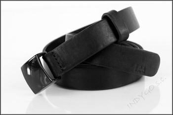 LEE COLORED BUCKLE BELT BLACK LW235001