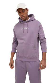 LEE LOGO LOOSE HOODIE WASHED PURPLE L83UTJTZ 112144596