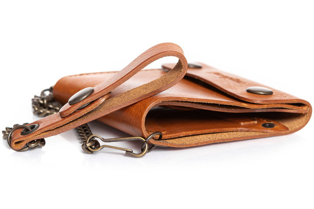 WRANGLER CHAIN WALLET COGNAC W0X09U181