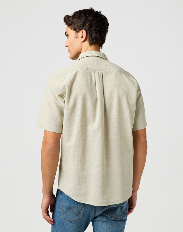 MESKA KOSZULA WRANGLER SS 1 PKT SHIRT TEA 112362730