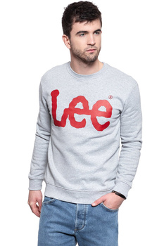 BLUZA LEE BLUZA LEE CREWNECK SWS GREY MELE L81RTJMP 112121901