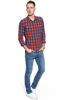 SPODNIE MĘSKIE MUSTANG SPODNIE MĘSKIE Jeans Bosten Slim Fit Fresh Blue 1007660 5000 602