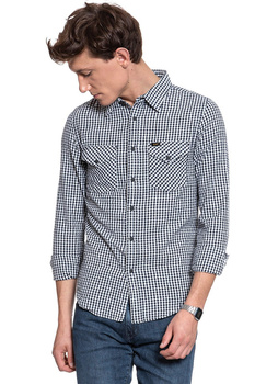 LEE WESTERN SHIRT MĘSKA KOSZULA W KRATĘ BLACK L644NL01 112115593