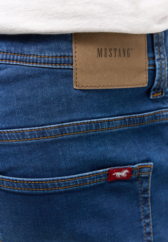 MĘSKIE SZORTY MUSTANG Chicago Shorts Z Denim Blue 1015692 5000 682