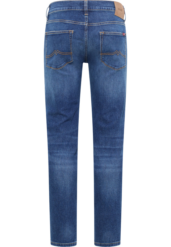 Męskie Spodnie Jeansowe Mustang Style Frisco Skinny Denim Blue 1016307 5000 883
