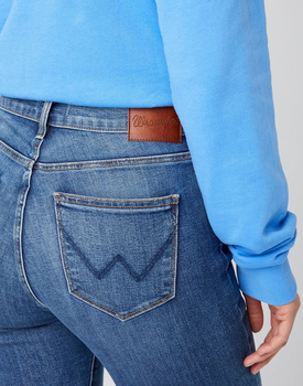 WRANGLER HIGH RISE SKINNY DAMSKIE SPODNIE JEANSOWE 112141272