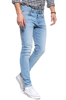 LEE MALONE ICE BLUE MĘSKIE SPODNIE JEANSOWE L736ROFXA