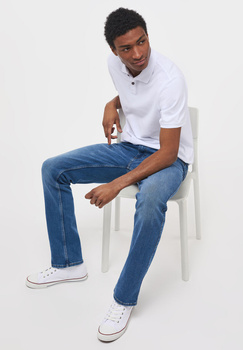 MUSTANG TRAMPER STRAIGHT MĘSKIE SPODNIE JEANSOWE JEANSY DENIM BLUE 1013720 5000 583