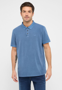 MĘSKA KOSZULKA POLO MUSTANG Pablo Polo Gmt Dye Insignia Blue 1015745 5230