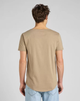 LEE SHAPED TEE MĘSKI T-SHIRT KOSZULKA CLAY L62JEP56 112145318