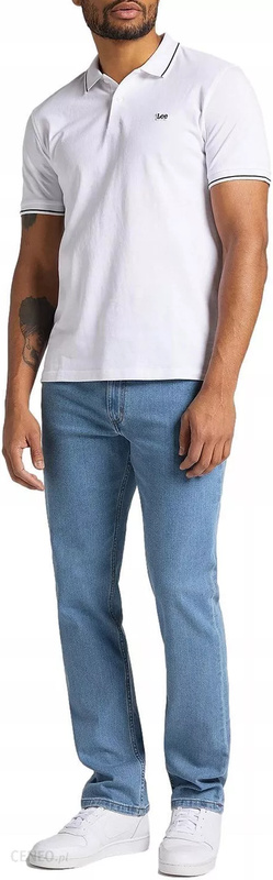 LEE BROOKLYN MĘSKIE SPODNIE JEANSOWE STRAIGHT LIGHT STONEWASH L452MG66 112110160