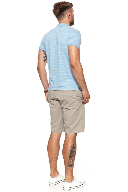 SPODENKI MĘSKIE WRANGLER CHINO SHORT CAMEL W14AKM175 112126559