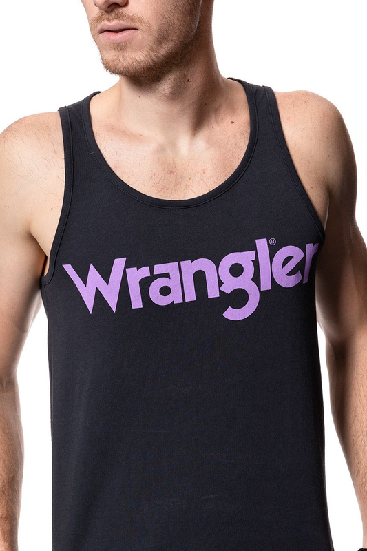 KOSZULKA WRANGLER RINGER TANK FADED BLACK W7B64FQV6 112131524