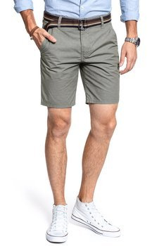 SPODENKI MUSTANG Denver Short Check Print 1912-Paloma 1007528 11317