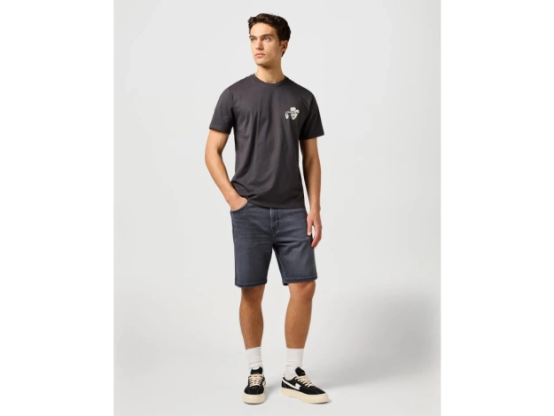 MESKA KOSZULKA WRANGLER SMALL GRAPHIC TEE FADED BLACK 112362810