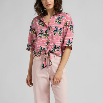 DAMSKA KOSZULA LEE KNOTTED RESORT SHIRT CHERRY BLOSSOM L49XZLQJ 112111147