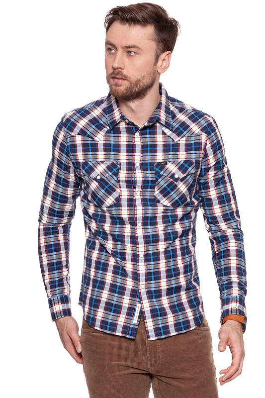 LEE WESTERN SHIRT BRIGHT NAVY L643ZACF