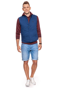 WRANGLER KNITTED VEST NAVY W6526LD35