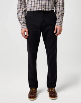 MESKIE SPODNIE WRANGLER REGULAR CHINO BLACK 112371029