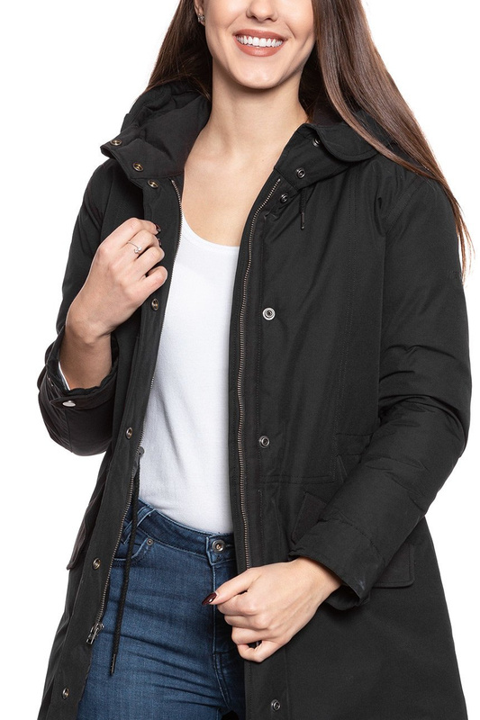 DAMSKA KURTKA ZIMOWA WRANGLER LONG PARKA BLACK W4N3V4100 112129163