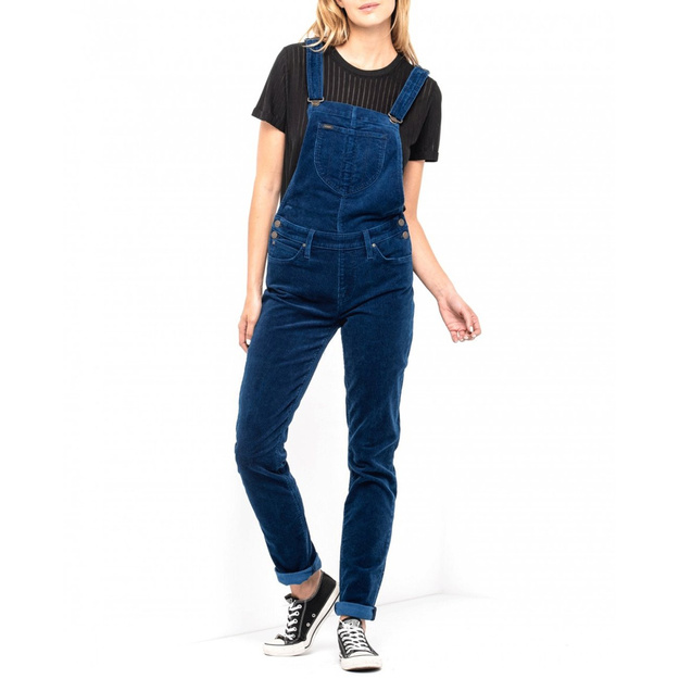 DAMSKIE OGRODNICZKI LEE SLIM BIB BLUE L39CFV53 112108372