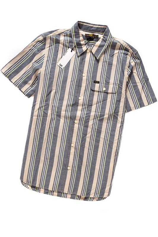 KOSZULA MĘSKA LEE SS BUTTON DOWN VARIATION SKY CAPTAIN L66LUGHY 112116566