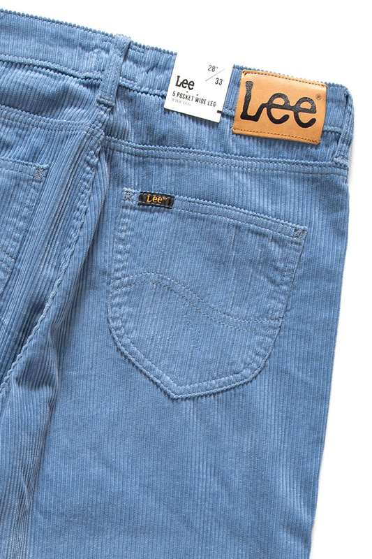 LEE 5 POCKET WIDE LEG FROST BLUE L30SDC98 112106612