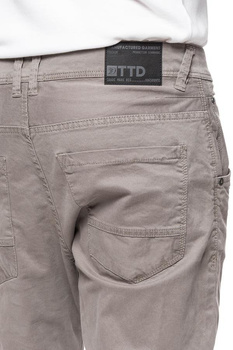 TOM TAILOR ANTI FIT STRETCH TWILL PANTS GREY