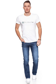 SPODNIE MĘSKIE WRANGLER ARIZONA DARK FEATHER W12OQA14S 112126426