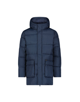 LEE MĘSKA KURTKA ZIMOWA LONG PUFFER JACKET RIVET NAVY 112355663 LD48015599