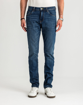 Męskie Spodnie Jeansowe Josh Regular Slim Mid Stone Wash Denim 1047978 10281