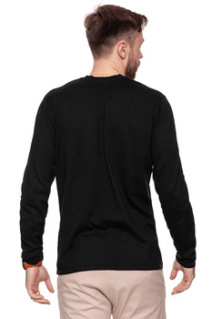 LEE V NECK KNIT BLACK L84OAH01