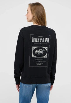 Damska bluza nierozpinana Mustang Style Aberdeen Black Beauty 1016768 4185