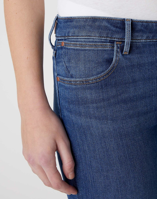 SPODNIE DAMSKIE WRANGLER SKINNY SOFT SKY W28KJB21K 112128278