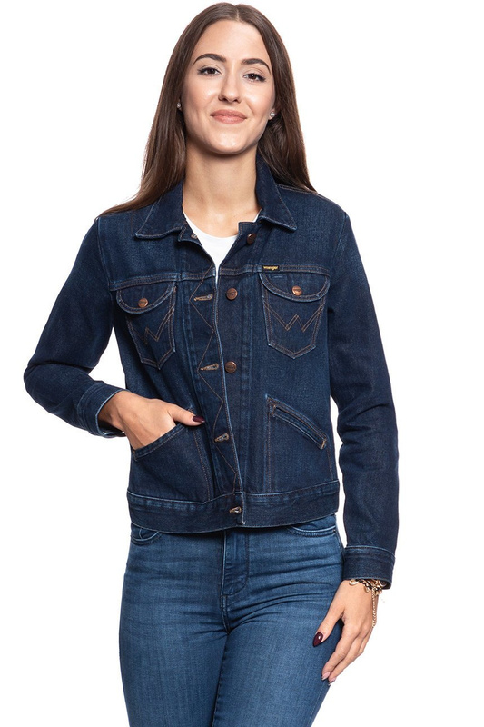 DAMSKA KURTKA JEANSOWA WRANGLER 124WJ GOOD NIGHT W4WJZ4109 112129226