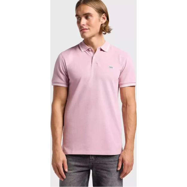MESKA KOSZULKA LEE PIQUE POLO SOFT MAUVE 112363856