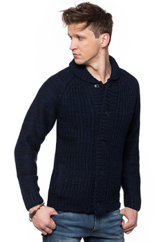 LEE CHUNKY CARDIGAN BRIGHT NAVY L84IOYCF