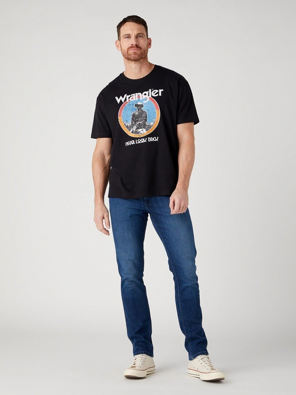 WRANGLER AMERICANA TEE MĘSKI T-SHIRT KOSZULKA LOGO NADRUK W7CBEE100 112329202