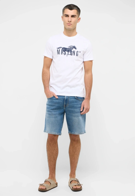 Męskie szorty Mustang Style Denver Shorts Denim Blue 1016454 5000 584